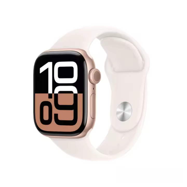 Apple Watch Series 10 (GPS) Caja de aluminio de 42 mm con correa deportiva - 1