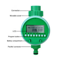 Controlador de riego automático, dispositivo de Control de riego con válvula de inteligencia electrónica, pantalla Lcd, temporizador de riego de jardín - details 3