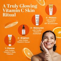TruSkin Crema de vitamina C para la cara – Hidratante iluminador, antienvejecimiento, hidratante, crema antiarrugas para la piel – Vitamina B5, vitamina E, aceite de jojoba, aloe vera y té verde, 4 fl oz - details 6