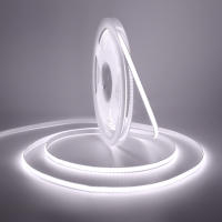 Tira de luces LED COB Superfina, cinta suave y Flexible de 5mm, 320LED/m, cc 12V, barra de luz roja, verde, azul, blanco frío y cálido para iluminación de decoración - details 6
