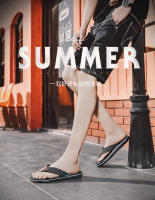 Nuevos hombres chanclas antideslizante desgaste exterior pellizcar zapatillas de los hombres zapatos de playa al aire libre - details 1
