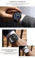 Reloj de cuarzo de negocios de moda simple de acero inoxidable negro dorado Sier de lujo premium CURREN 8434 para hombre - details 3