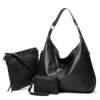 Bolso de Hombro para Mujer, Bandolera de Cuero PU, 3 piezas, informal, Gran Capacidad - details 13