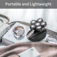 Afeitadora eléctrica 5 en 1, conjunto de aseo masculino, Maquinilla de afeitar para calvo recargable - details 7