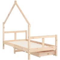 Estructura de Cama Infantil con cajones Madera de Pino 80x160cm - details 6