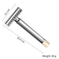 Akashi afeitadora de seguridad ajustable, afeitadora de aleación de zinc para hombres, afeitadora profesional - details 5
