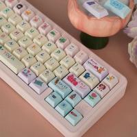 Children's Fun Theme Set PBT Cherry MDA 143 Keys Custom Original Handmade Keycaps for nical Keyboard Accessories - details 2