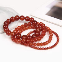 Pulsera de Piedra Mineral Zebra Rosa Frostada Natural Hecha a Mano Joyería de Meditación de Yoga - details 16