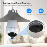 Lenovo Cámara de Vigilancia Inteligente IP WiFi 3MP E27 Bombilla Monitoreo de Video Interior - details 6