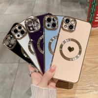 Funda de Teléfono Magsafe de Lujo con Recubrimiento Magnético y Corazón - details 9