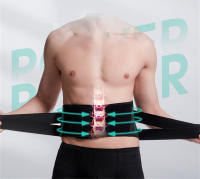 Cinturón de entrenamiento de cintura para Hombre y mujer, corsé Lumbar transpirable para soporte de columna vertebral, nuevo - details 6