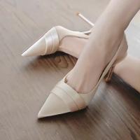 Sandalias de Tacón Alto para Mujer Verano 2025 Diseño de Punta en Pico, Elegante y Formal - details 1