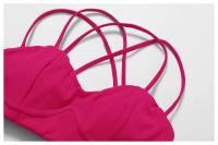 Traje de Yoga para gimnasio para mujer, conjunto deportivo ajustado transpirable, pantalones acampanados de entrenamiento, Camiseta deportiva de realce, conjunto de Yoga de manga larga, 2 uds. - details 31