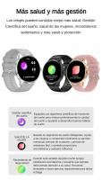 2024 Reloj Inteligente Hombres Mujeres, Smartwatch con Llamada Bbluetooth, Pantalla AMOLED de 1,43
