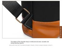 Mochila de cubo vintage para mujer, morral pequeño de viaje informal, resistente al agua, ligero - details 22