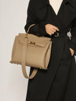Nuevo bolso de hombro versátil de moda retro, bolso cruzado con textura, bolso Kelly, modelo superventas de moda - details 0