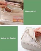 Neceser de viaje grande para cosméticos, neceser portátil con gancho para colgar, impermeable, estuche de maquillaje para almacenamiento en el baño - details 4
