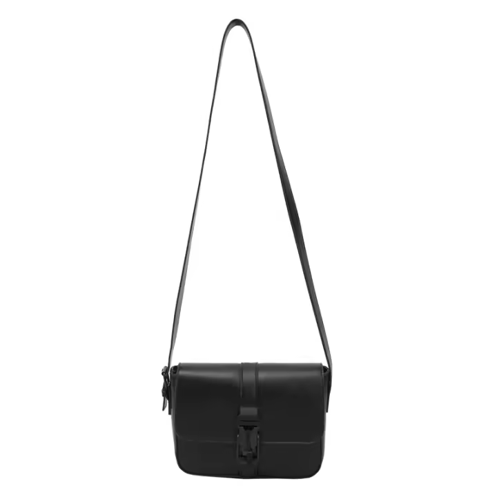 Nueva bolsa de mensajero de alta gama para niños, bolso de hombro tipo satchel para hombres, bolso de mano cuadrado pequeño y moderno para mujeres. - 1