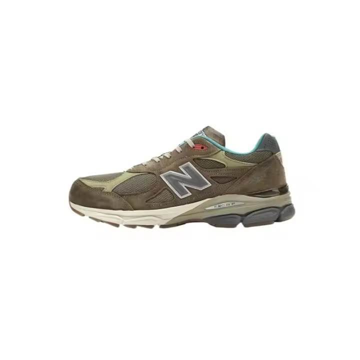 Auténticas zapatillas Leten NB 990 V3 gris marrón M990BD3 para hombre y mujer - 1