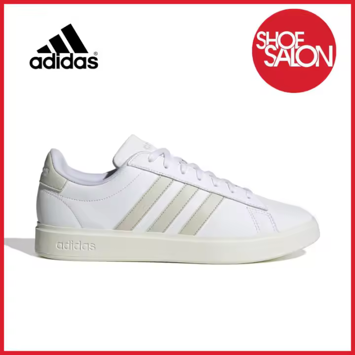 Leten Grand Court 2.0 Zapatos de hombre Blanco nube/Aluminio/Blanco apagado ID2949 Calcomanía - 1