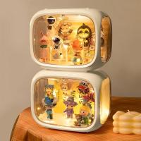 1 Vitrina para figuras soporte estable y ligero, vitrina acrílica transparente con puerta - details 0