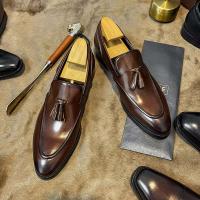 Zapatos náuticos casuales de cuero para hombre con suela de goma suave de nuevo diseñador - details 8
