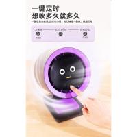 Ventilador de escritorio purificación de aire pantalla digital plegable clip que cambia la cara nuevo 2025 mini ventilador de cabecera para dormitorio de verano - details 5