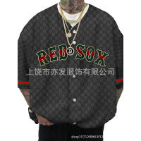 Cárdigan informal holgado para hombre, chaqueta de béisbol de marca a la moda, Unisex, de talla grande, novedad de 2024 - details 4