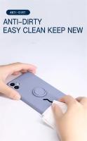 Funda de teléfono con soporte de anillo de silicona líquida Original para iPhone 16 15 14 Plus 13 12 11 Pro Max Mini soporte correa de cubierta magnética - details 6