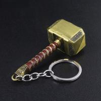 Llavero De Thor's Hammer Metálico Para Hombres Y Mujeres Accesorio De Moda Joyería Tendencia Regalo Llavero De Coche Y Bolso - details 2