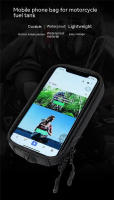 MJMOTO-bolsas para teléfono de navegación con tanque de combustible para motocicleta, bolsas impermeables para tanque de aceite de Motocross, bolsa para teléfono con pantalla táctil y imán fuerte de 7 Uds. - details 0