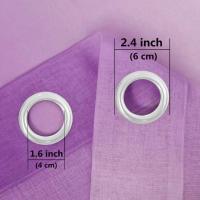 Cortinas De Ventana Gradiente Semi Transparentes Para Dormitorio Y Sala De Estar Bloqueo De Calor Sin Capa Doble Material Poliéster Modernas Con Borlas En Lado Instalación - details 22