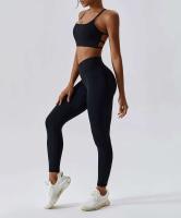 Conjunto de yoga sin costuras de 2 piezas para mujer, sujetador para gimnasio y correr, ropa deportiva, body, sujetador deportivo - details 55