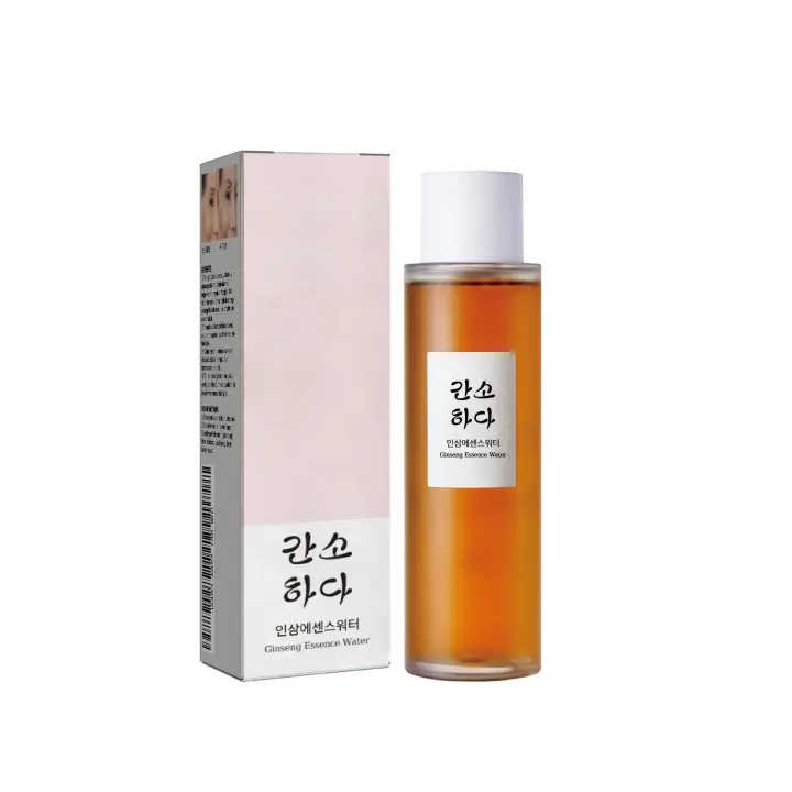 Esencia Facial de Ginseng, hidratante, aclara la línea fina, suaviza la piel seca y opaca, ilumina el suero, tóner hidratante para el cuidado Facial - 1