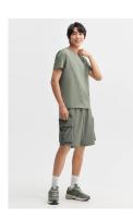 Camiseta Casual de Manga Corta Semir 2024 Algodón Puro Cuello Redondo Top de Moda para Hombres - details 11
