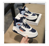 Nuevos zapatos de tablero alto con botón giratorio para niños de moda, superficie de cuero para niños de hip-hop - details 13