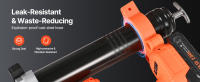 SucceBuy Pistola de engrase eléctrica inalámbrica de 20 V, 80 000 PSI (solo herramienta) - details 3