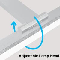 Lámpara LED de 32W Lámpara de espejo Aplique Blanco Frio 6000K Luz natural para Espejo Muebles de Maquillaje Aparato Montado en la Pared, Negro, 120CM - details 56