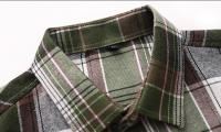 Camisa de Verano de Doble Bolsillo a Rayas Talla Grande Estilo Casual de Negocios para Hombres - details 17