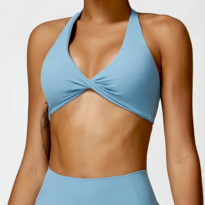 Mujer xy Beauty Gym Runni Push Up transpirable Wrap Yoga Spor Bra Cup Triale Mujer - 1