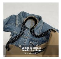 Bolso de gran capacidad para mujer, nuevo bolso cruzado de viaje para clase, bolso de viaje para el trabajo, bolso de hombro, bolso de tela - details 16