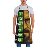 Babero personalizado Breaking Bad Time delantales hombres mujeres Unisex adulto Chef cocina Walter White Tablier cocina jardinería - details 171