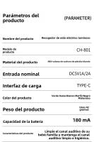 Aspira y Cava Orejas Eléctricas Herramienta de Limpieza de Cerumen Luminoso para Adultos y Niños - details 10