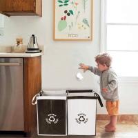 Bolsa de reciclaje de basura práctica y ecológica, impermeable, grande para cocina, ahorro de espacio, eficiente - details 5