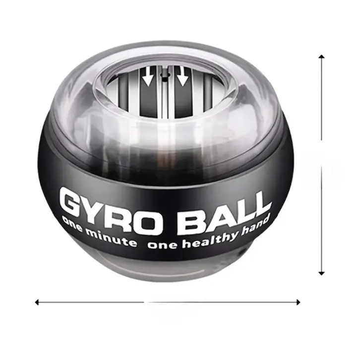 Bola De Fuerza LED Para Muñeca Entrenador De Brazo Autostart Gyro Bola De Resistencia Para Fortalecimiento Muscular ABS TPR Multi Size - 1