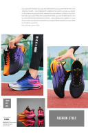 Hombres y mujeres de primavera zapatos casuales deportivos transpirables amortiguación transpirables zapatos para correr antideslizante marea zapatos - details 2
