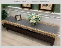 Bordado de café rectangular europeo, muebles de TV, tienda, mantel, mantel, cubierta Antip de tira larga - details 11