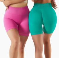 Shorts de Cintura Alta para Mujer en Verano Color Caramelo Ideal para Entrenamiento en Gimnasio y Yoga - details 58