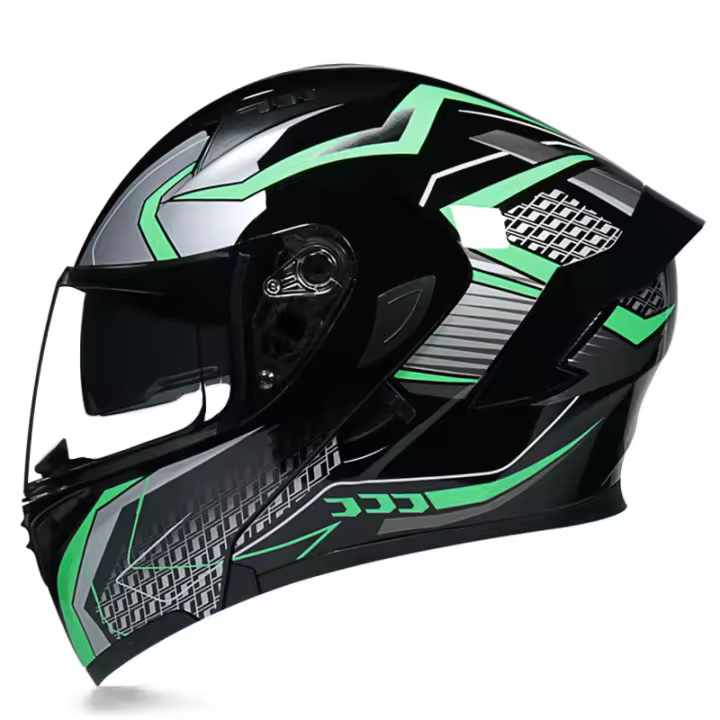 Casco motocross hombre mujer MX Carreras de Locomotora Integral de Moto Rapid - 1