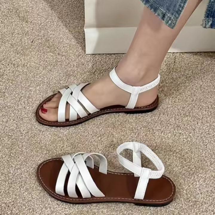 Sandalias Platas de Verano para Mujeres Moda de Calzado - 1